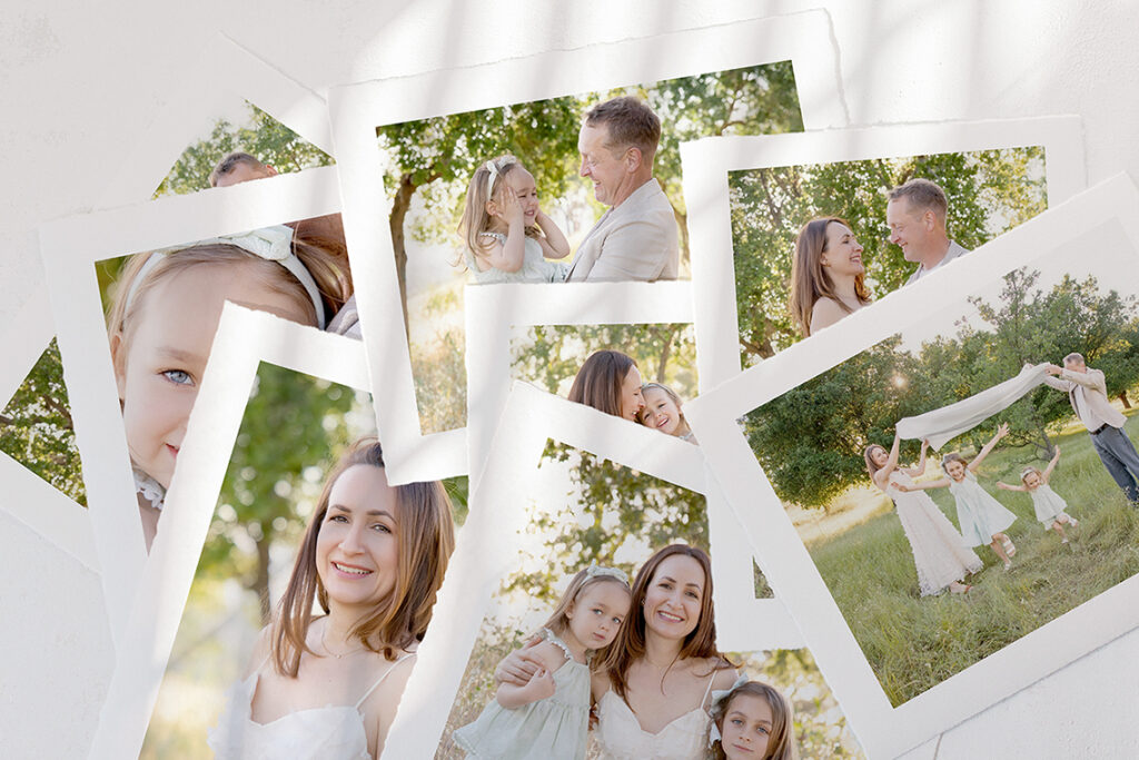 Deckled edge fine art prints for family photography